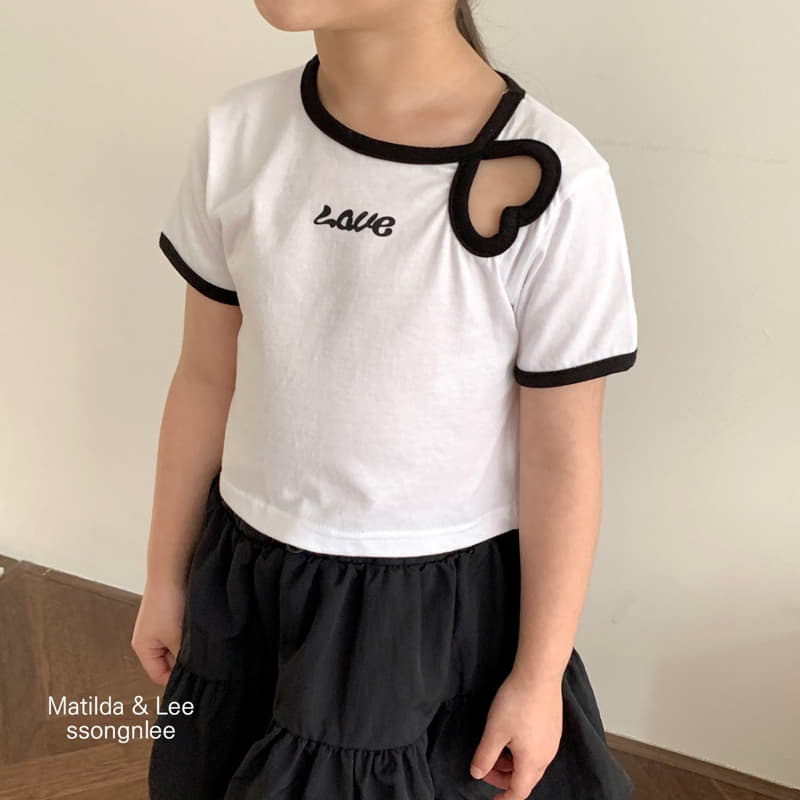 Matilda & Lee - Korean Children Fashion - #designkidswear - Heart Piping Tee - 7