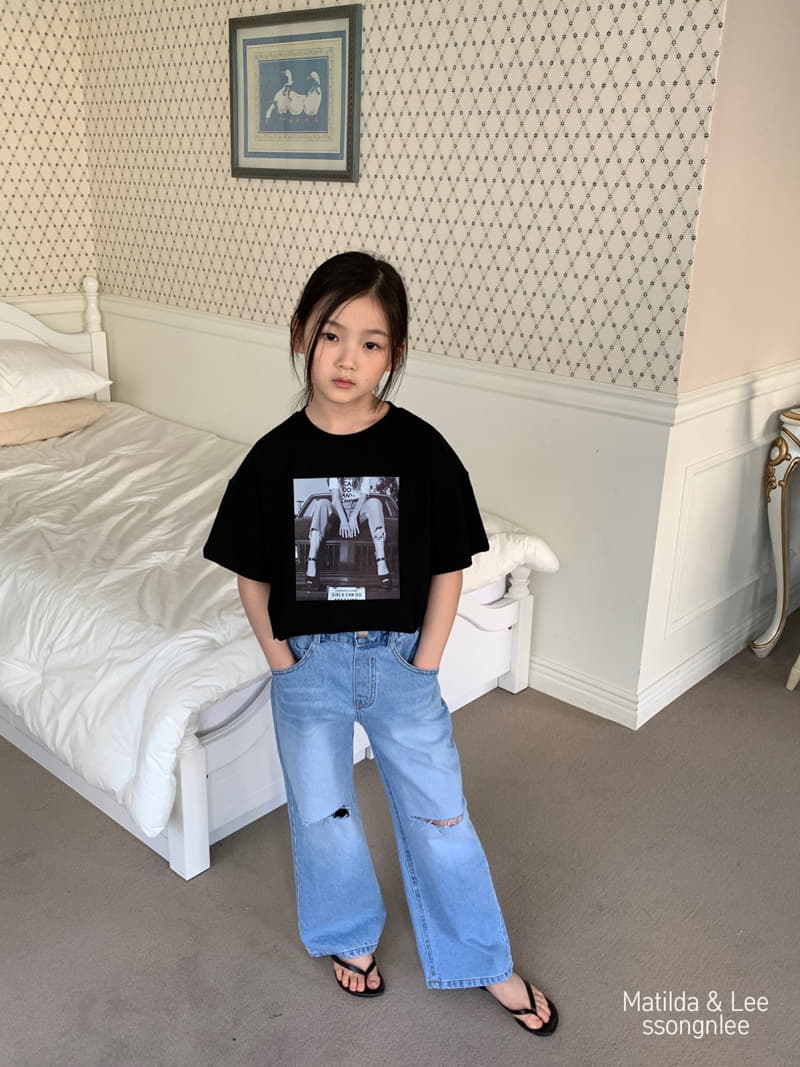 Matilda & Lee - Korean Children Fashion - #childrensboutique - Vintage Heart Jeans - 4