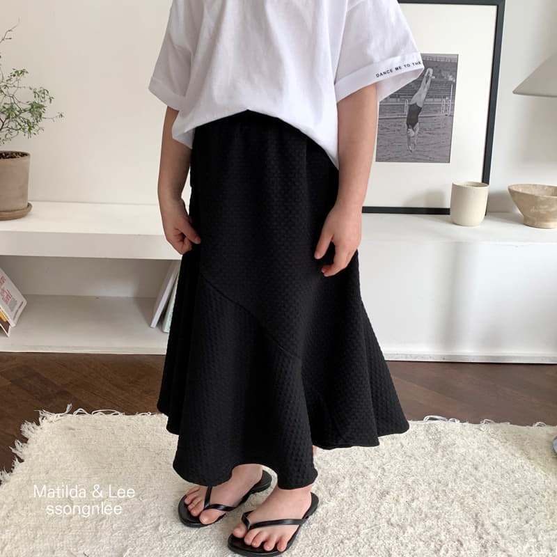 Matilda & Lee - Korean Children Fashion - #discoveringself - Whole Slit Skirt - 11