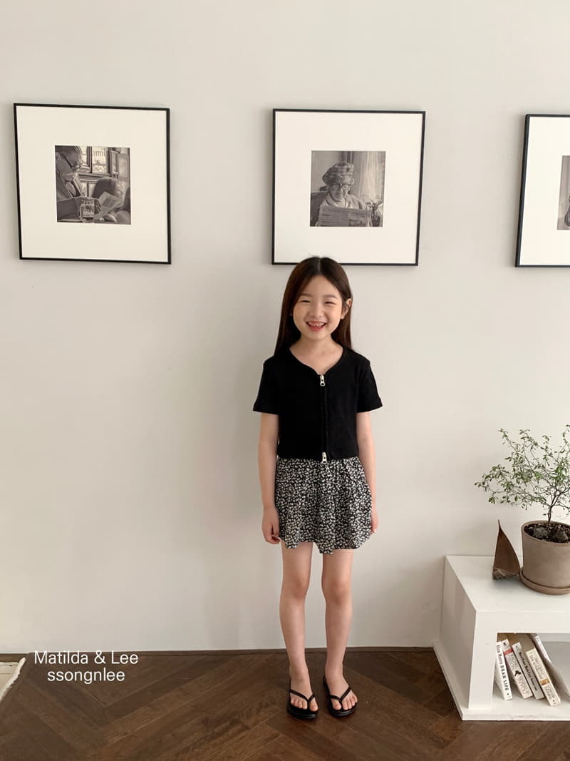 Matilda & Lee - Korean Children Fashion - #discoveringself - Flower Shirring Skirt Shorts - 10