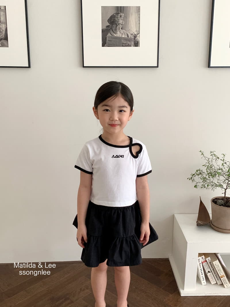 Matilda & Lee - Korean Children Fashion - #discoveringself - Heart Piping Tee - 8