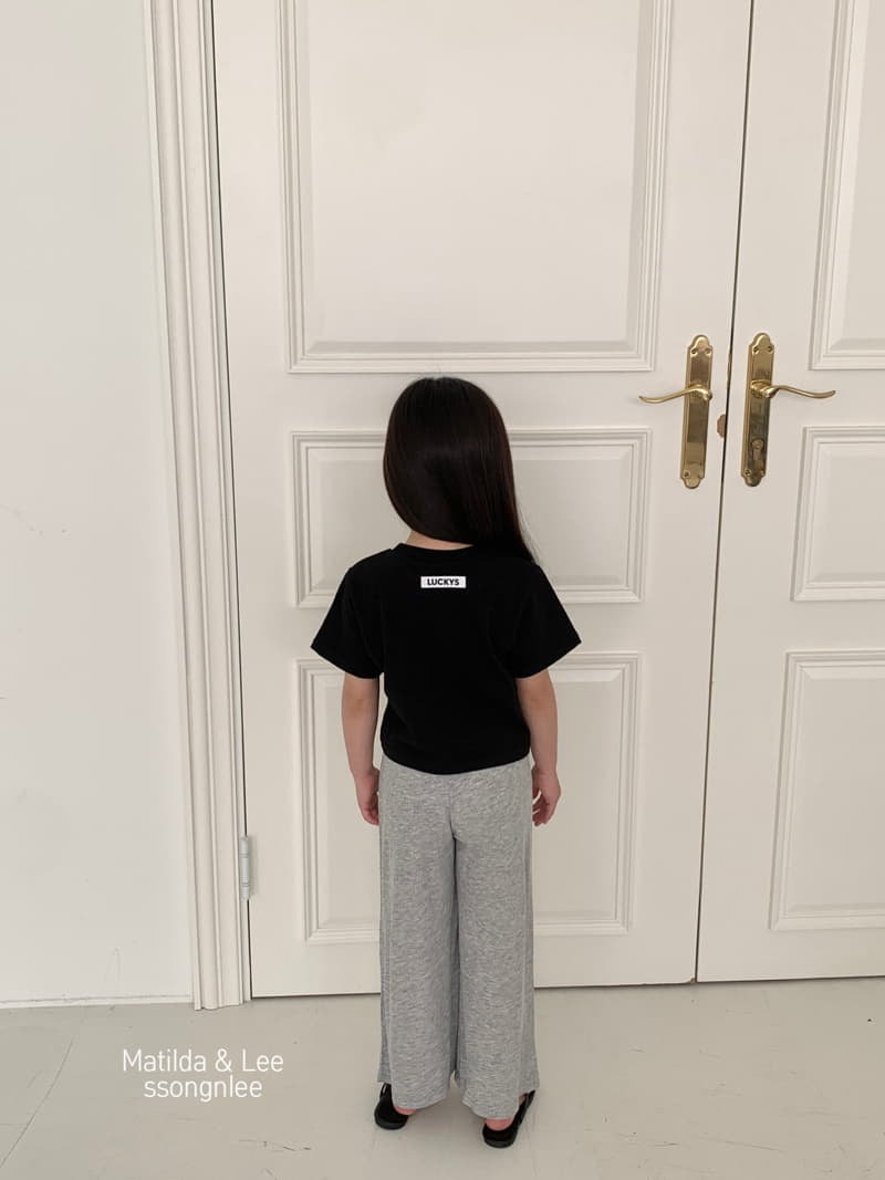 Matilda & Lee - Korean Children Fashion - #fashionkids - Lucky Crop Tee - 3