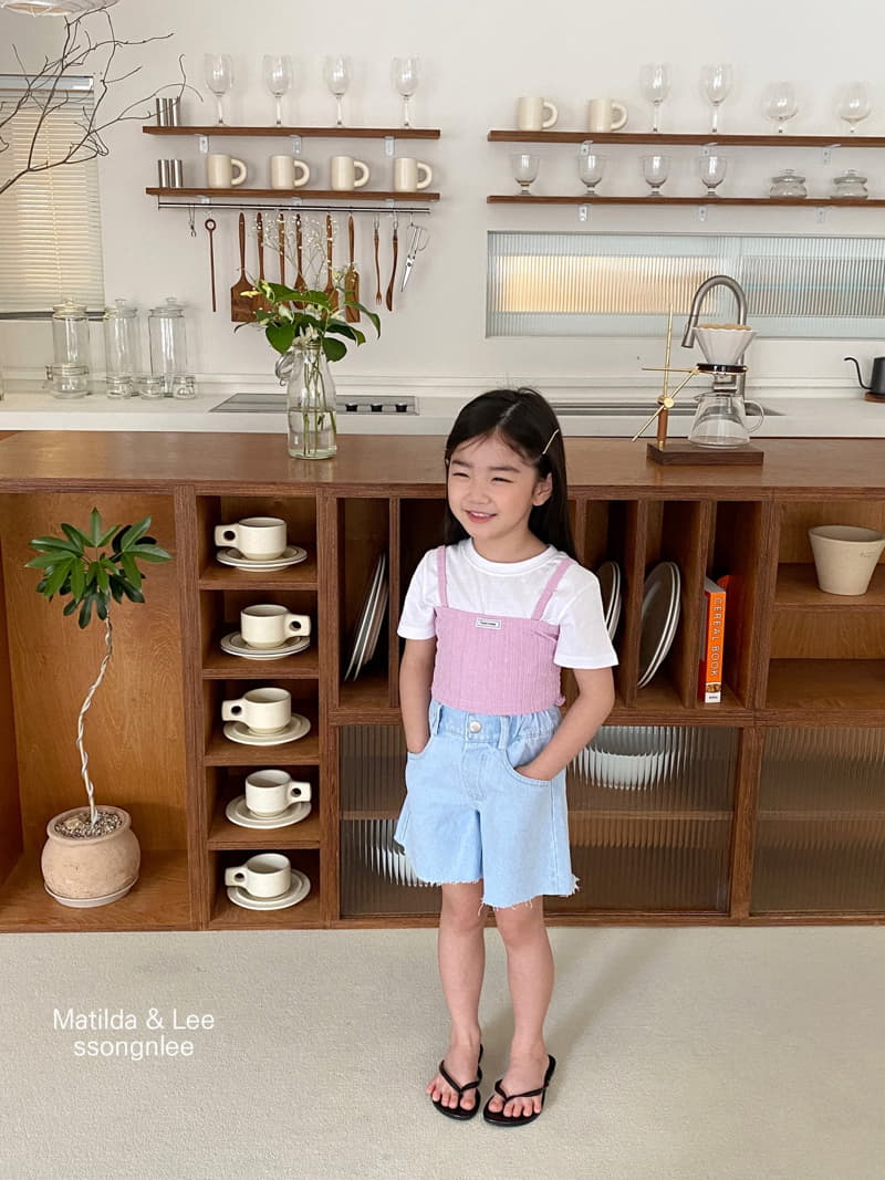 Matilda & Lee - Korean Children Fashion - #kidsshorts - Rib Bustier - 8