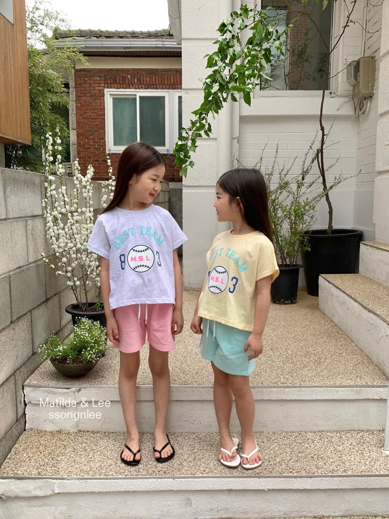 Matilda & Lee - Korean Children Fashion - #kidsshorts - Best Top Bottom Set - 6