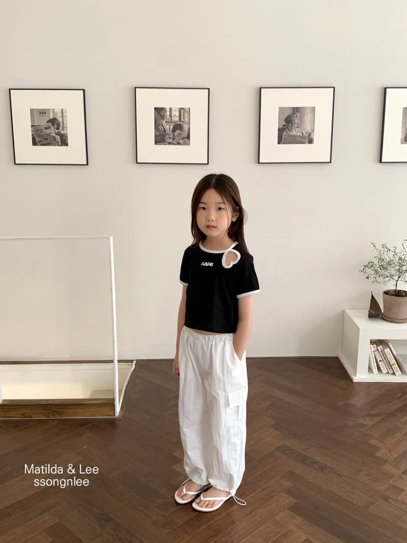Matilda & Lee - Korean Children Fashion - #kidzfashiontrend - Heart Piping Tee - 12