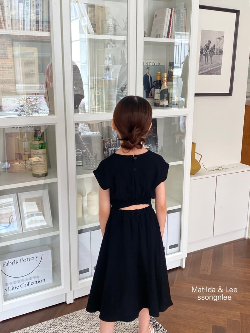 Matilda & Lee - Korean Children Fashion - #kidzfashiontrend - Slit One-piece