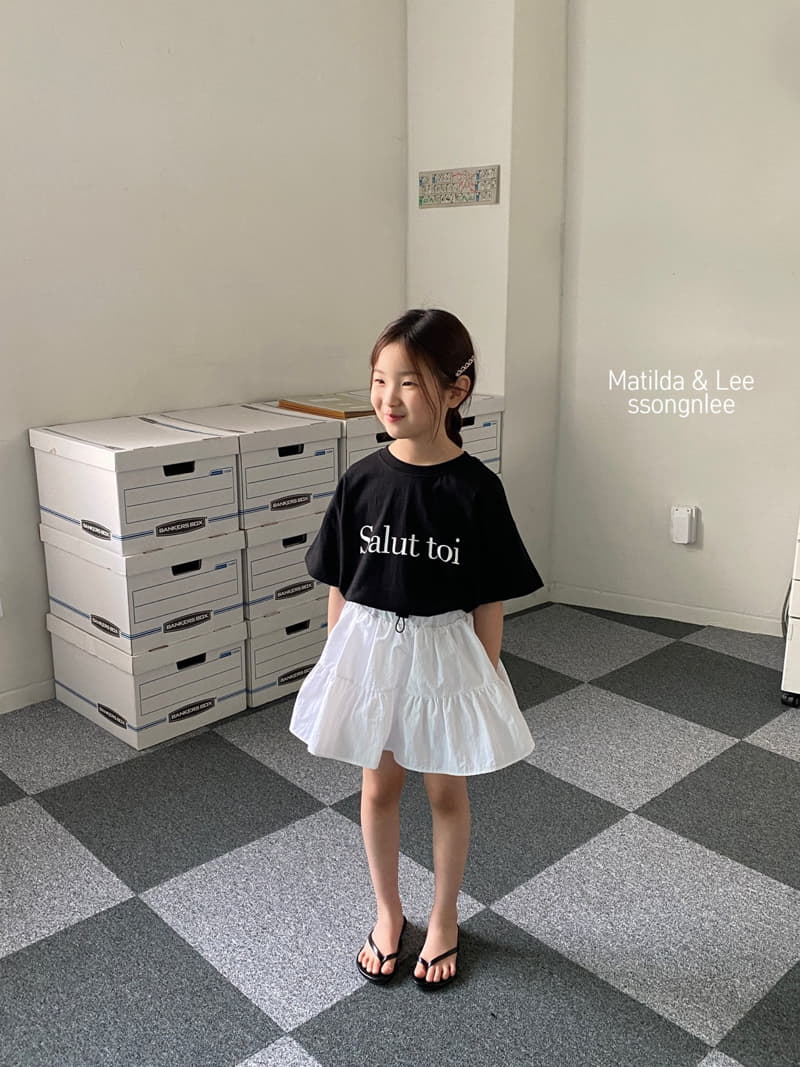 Matilda & Lee - Korean Children Fashion - #kidzfashiontrend - String Skirt Shorts - 11