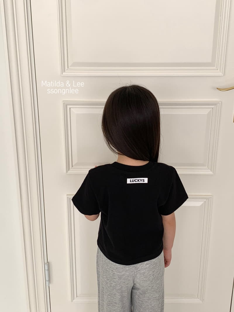 Matilda & Lee - Korean Children Fashion - #littlefashionista - Lucky Crop Tee - 8