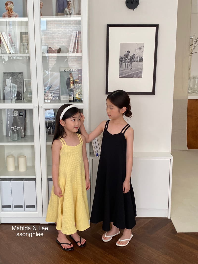 Matilda & Lee - Korean Children Fashion - #Kfashion4kids - String Whole One-piece - 4