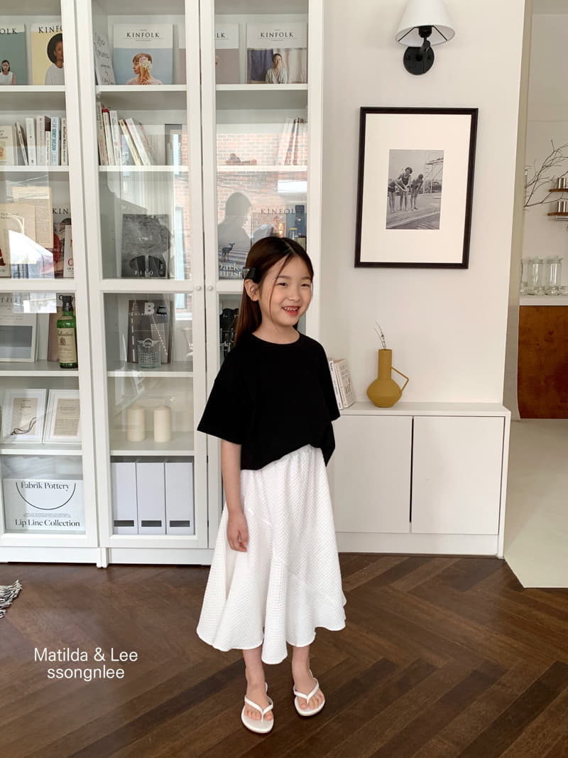Matilda & Lee - Korean Children Fashion - #magicofchildhood - Whole Slit Skirt - 2
