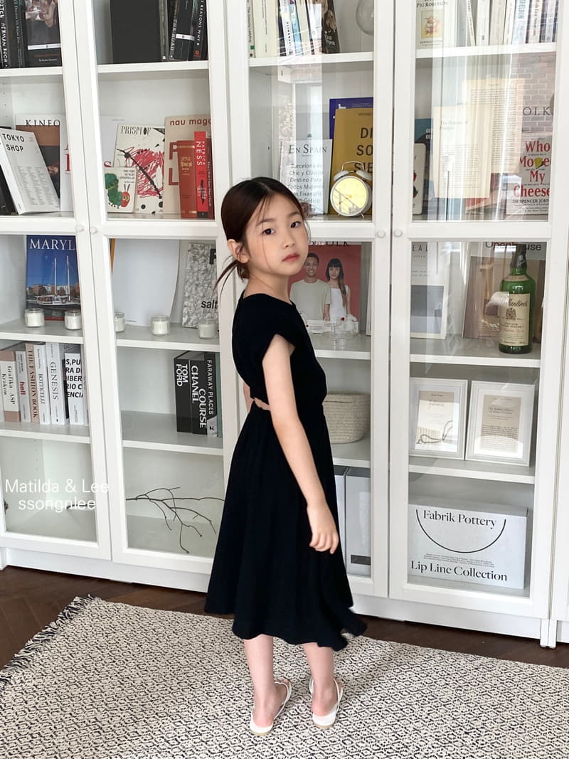 Matilda & Lee - Korean Children Fashion - #littlefashionista - Slit One-piece - 4