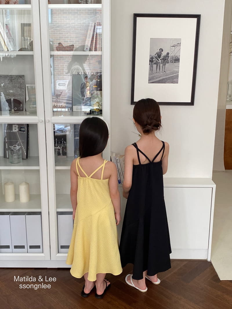 Matilda & Lee - Korean Children Fashion - #magicofchildhood - String Whole One-piece - 5