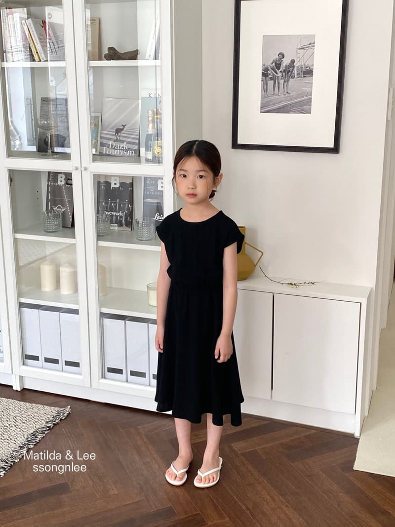 Matilda & Lee - Korean Children Fashion - #minifashionista - Slit One-piece - 5
