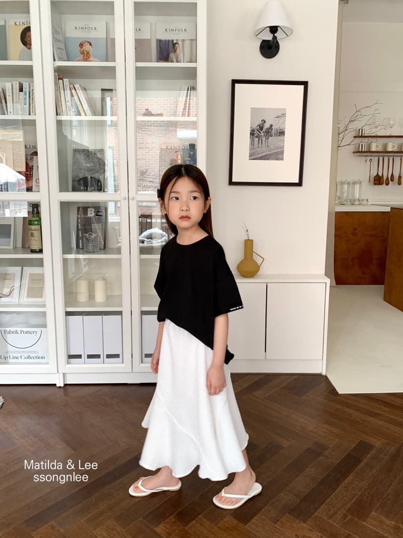 Matilda & Lee - Korean Children Fashion - #minifashionista - Whole Slit Skirt - 4
