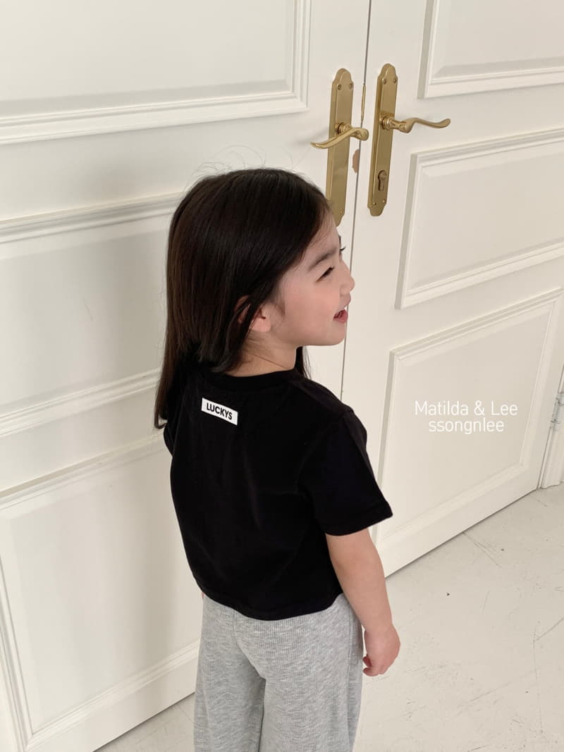 Matilda & Lee - Korean Children Fashion - #prettylittlegirls - Lucky Crop Tee - 11