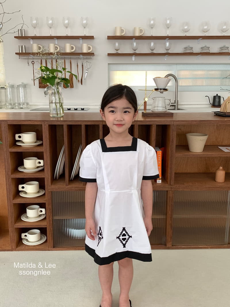 Matilda & Lee - Korean Children Fashion - #prettylittlegirls - Embrodiery One-piece - 5