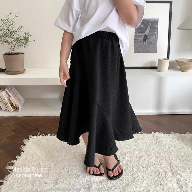 Matilda & Lee - Korean Children Fashion - #stylishchildhood - Whole Slit Skirt - 7