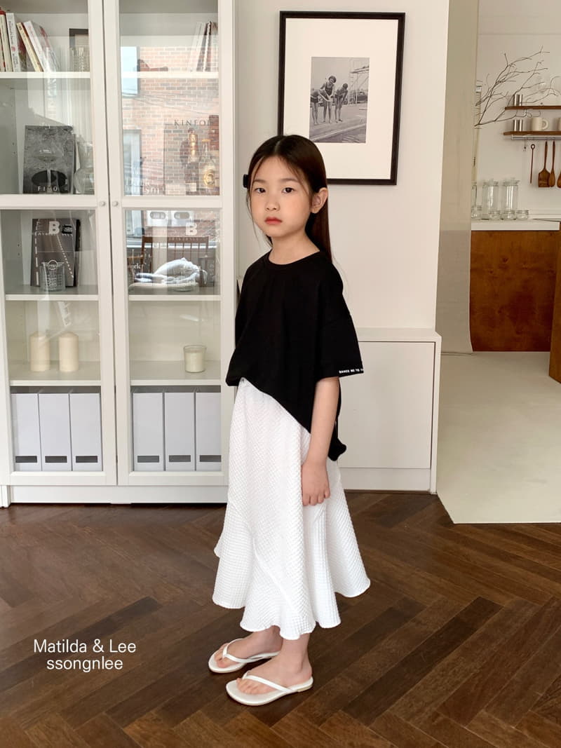 Matilda & Lee - Korean Children Fashion - #todddlerfashion - Whole Slit Skirt - 5