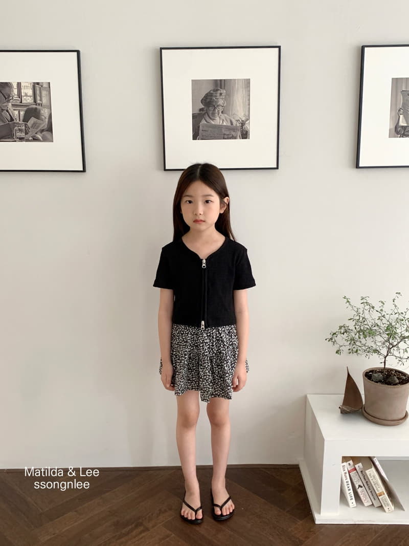 Matilda & Lee - Korean Children Fashion - #toddlerclothing - Flower Shirring Skirt Shorts - 5