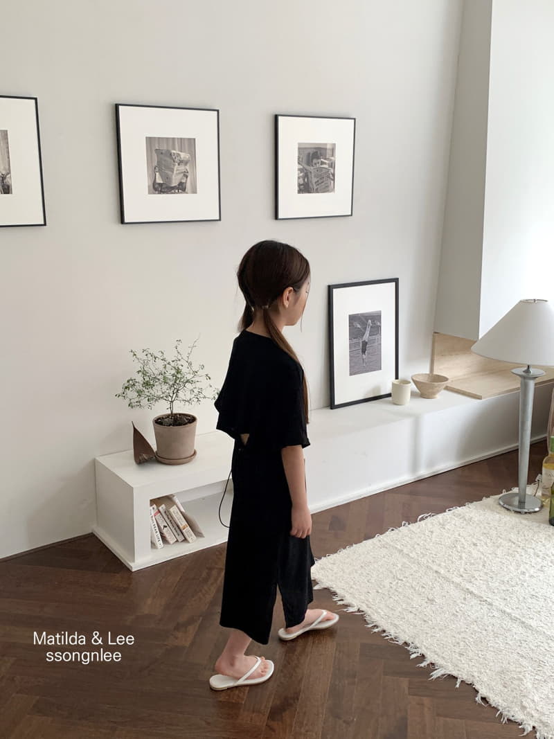 Matilda & Lee - Korean Children Fashion - #toddlerclothing - String Slit One-piece - 8