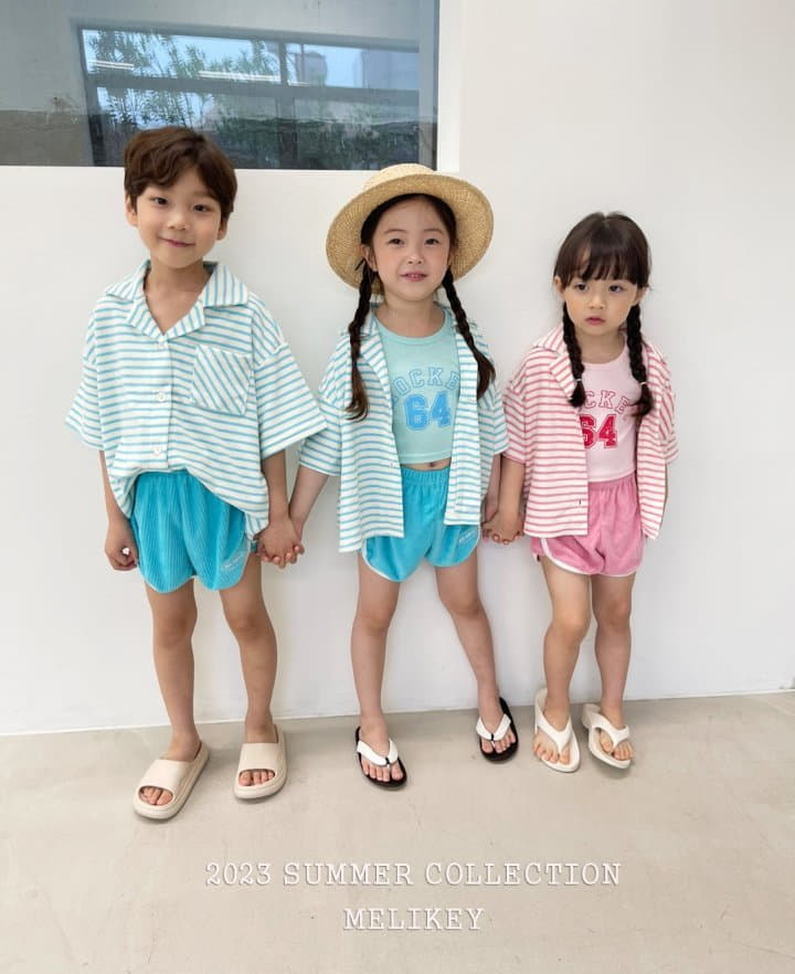 Melikey - Korean Children Fashion - #childofig - Stripes Terry Shirt - 5