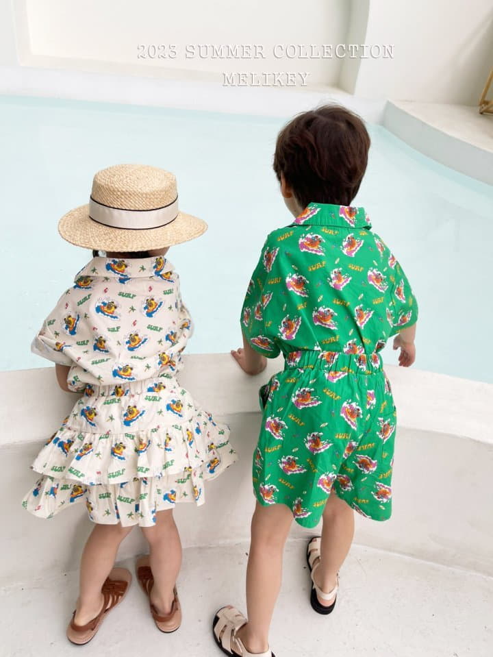 Melikey - Korean Children Fashion - #stylishchildhood - Surfing Cancan Skirt - 4