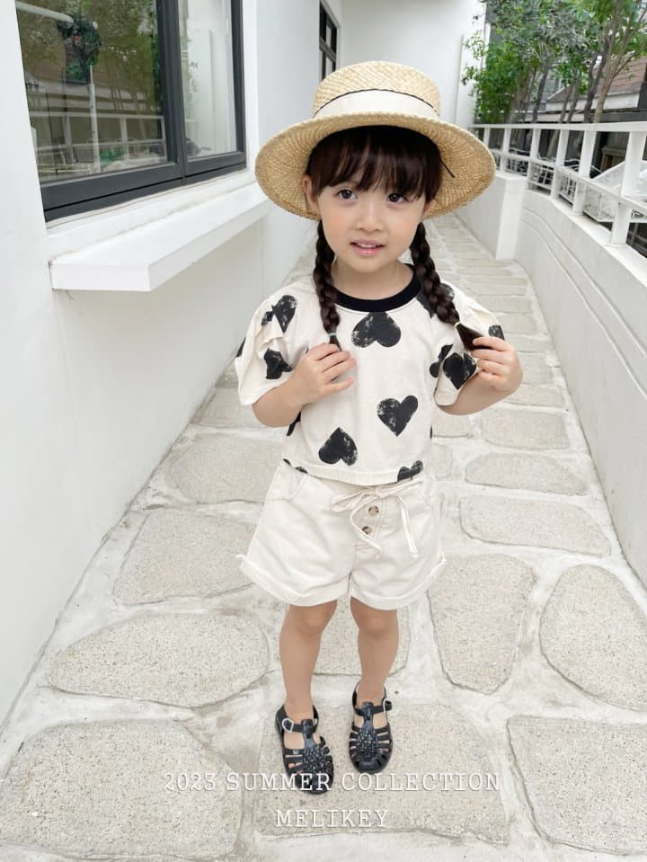 Melikey - Korean Children Fashion - #childofig - Love Crop Tee - 7