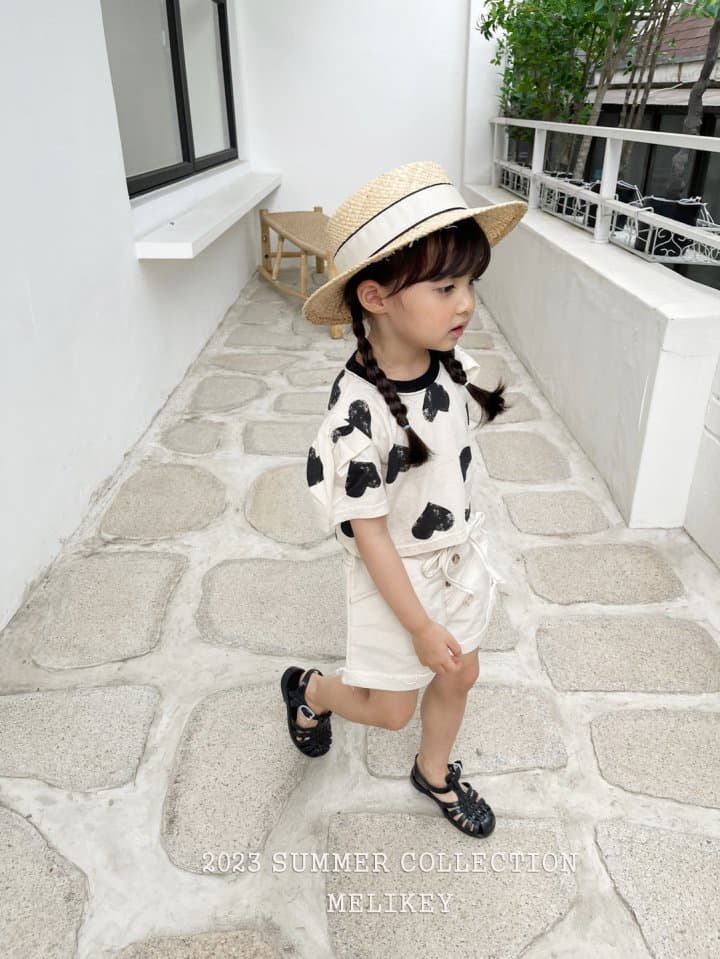 Melikey - Korean Children Fashion - #childofig - Love Crop Tee - 8