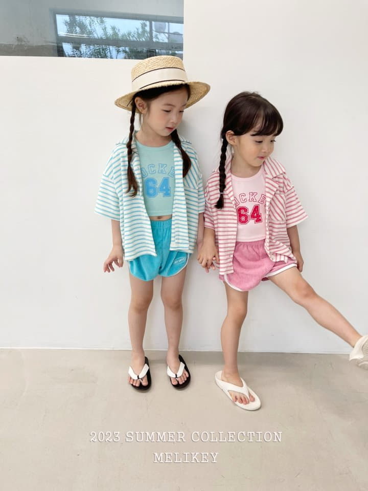 Melikey - Korean Children Fashion - #childrensboutique - Stripes Terry Shirt - 6