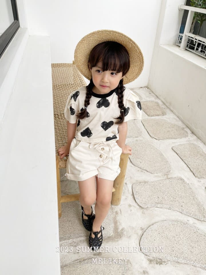 Melikey - Korean Children Fashion - #childrensboutique - Love Crop Tee - 9