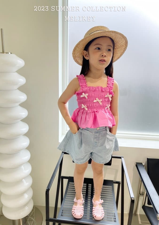 Melikey - Korean Children Fashion - #kidsshorts - Jenny Crop Top - 5