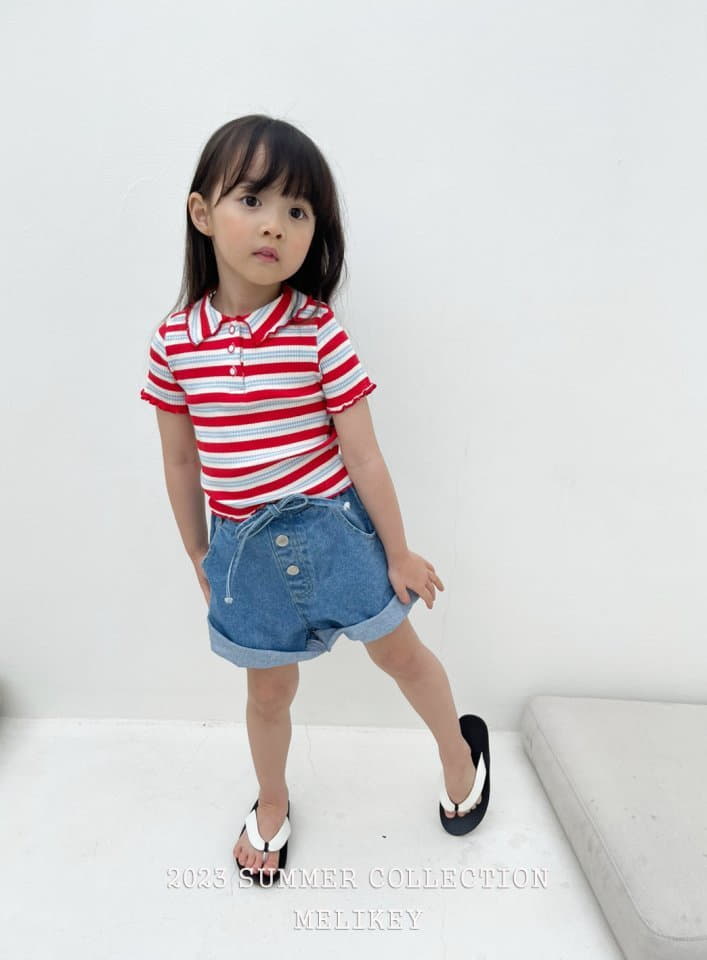 Melikey - Korean Children Fashion - #kidsshorts - String Shorts - 3