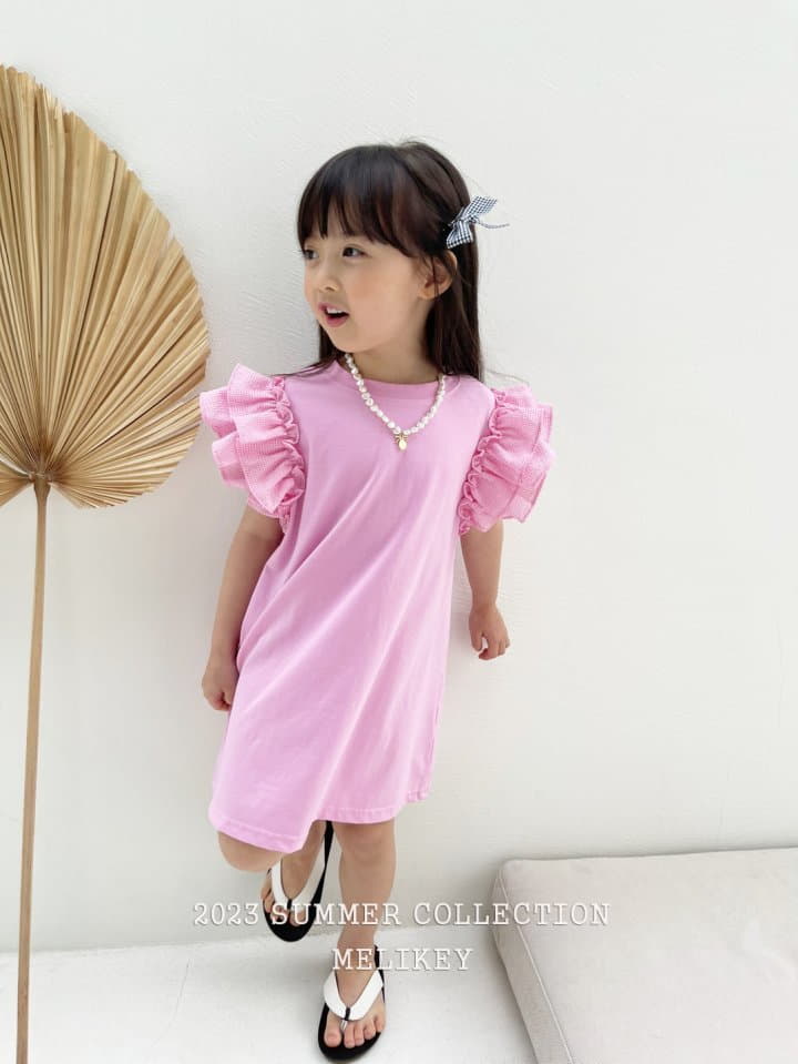 Melikey - Korean Children Fashion - #kidsshorts - Double Frill One-piece - 12