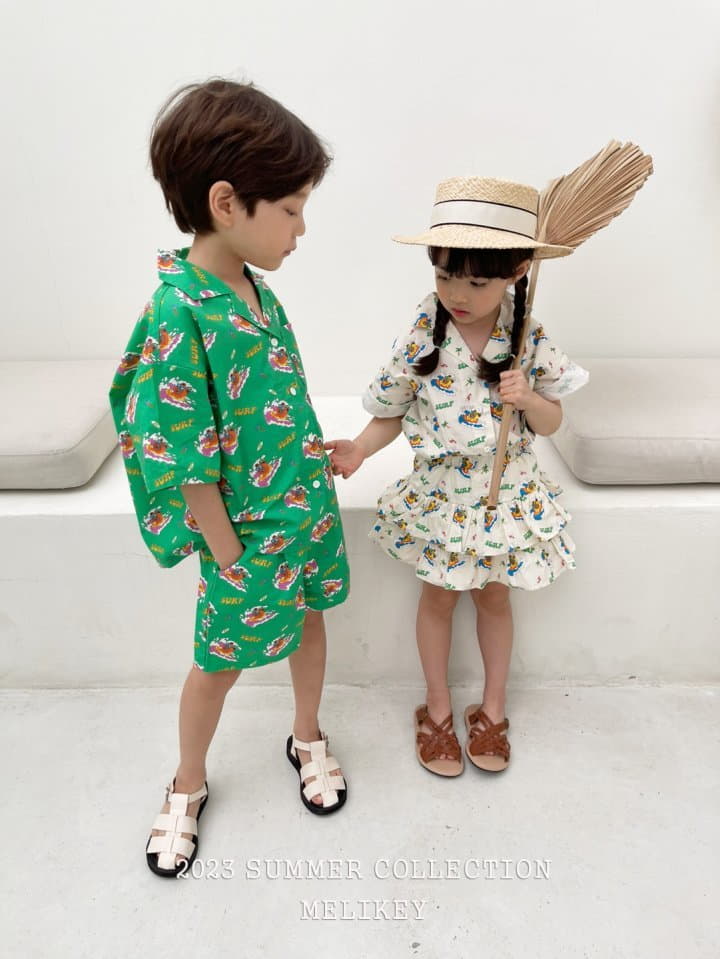 Melikey - Korean Children Fashion - #kidsstore - Surfing Shirt - 8
