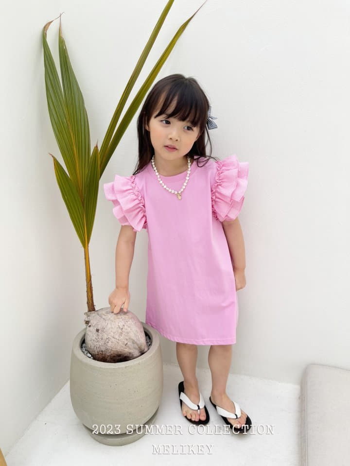 Melikey - Korean Children Fashion - #magicofchildhood - Double Frill One-piece - 4