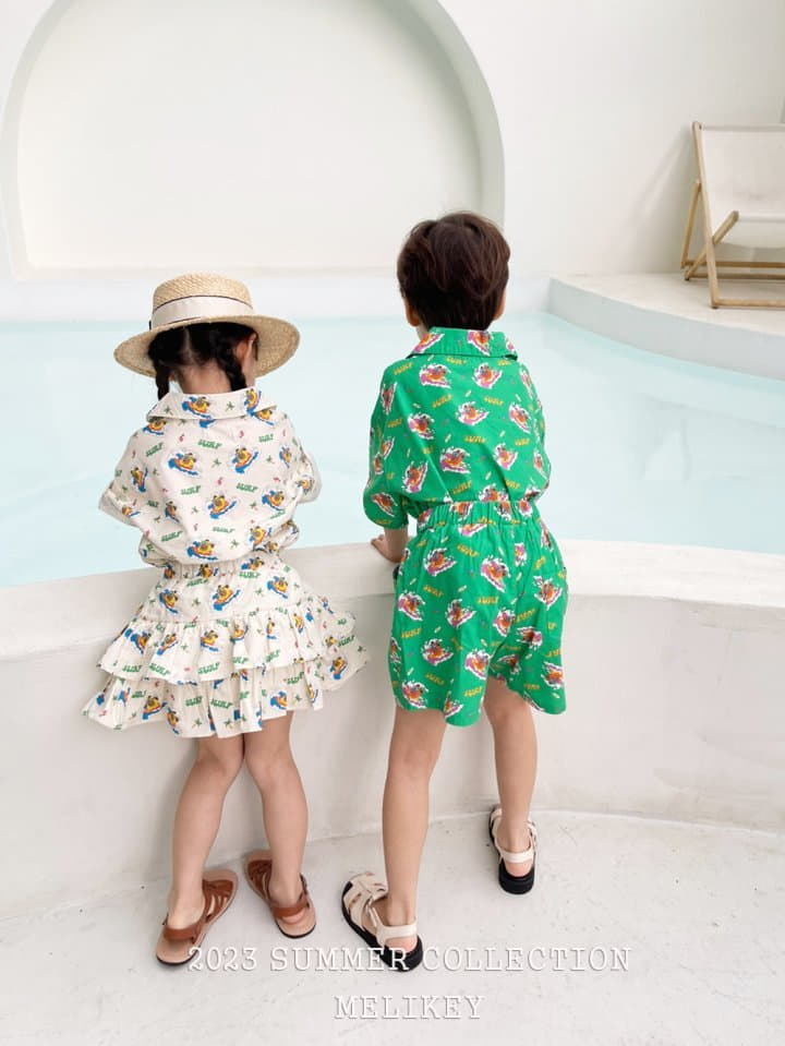 Melikey - Korean Children Fashion - #stylishchildhood - Surfing Cancan Skirt - 3