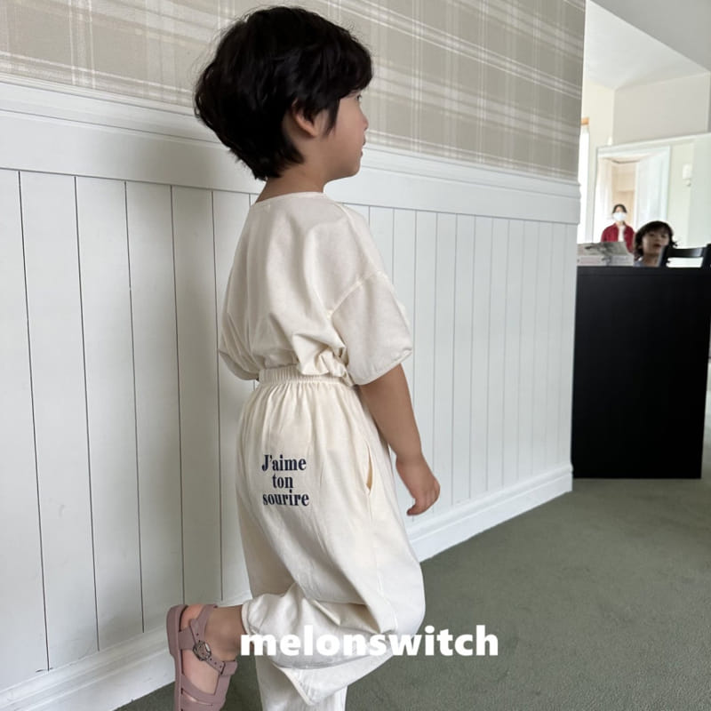 Melon Switch - Korean Children Fashion - #childofig - Summer Top Bottom Set - 3