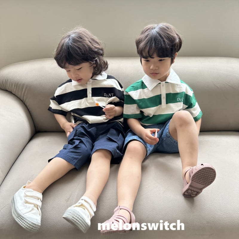 Melon Switch - Korean Children Fashion - #childofig - Don Walk Collar Tee - 3