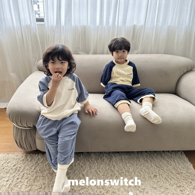 Melon Switch - Korean Children Fashion - #childofig - Raglan Top Bottom Set - 7