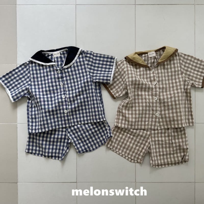Melon Switch - Korean Children Fashion - #childrensboutique - Sailor Top Bottom Set
