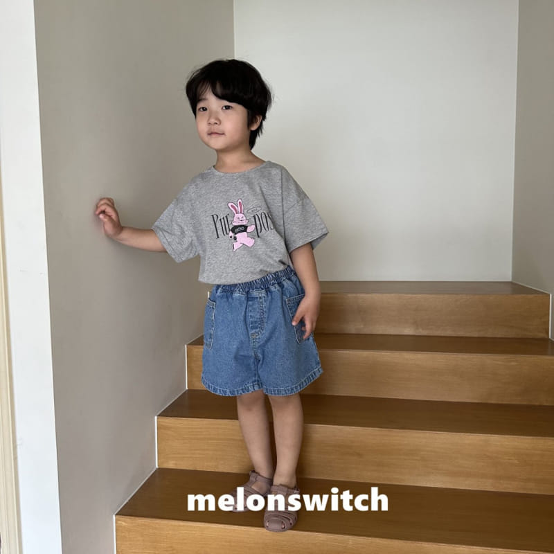 Melon Switch - Korean Children Fashion - #childrensboutique - Pink Rabbit Tee - 9