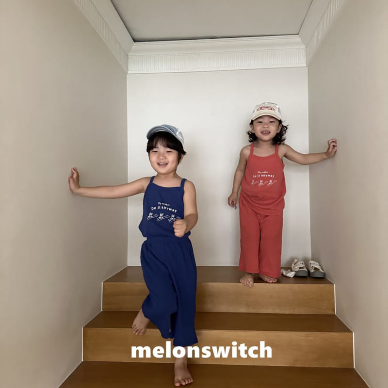 Melon Switch - Korean Children Fashion - #designkidswear - Rabbit Top Bottom Set - 2