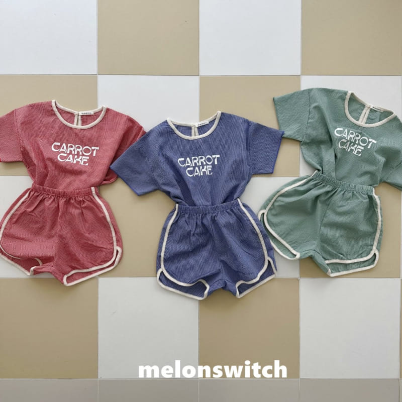 Melon Switch - Korean Children Fashion - #designkidswear - Carrot Cake Top Bottom Set - 12