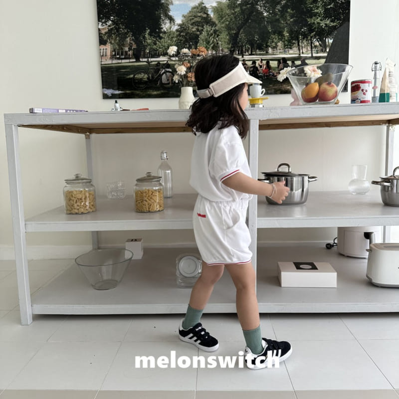 Melon Switch - Korean Children Fashion - #discoveringself - Home Collar Top Bottom Set - 7