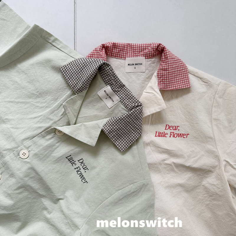 Melon Switch - Korean Children Fashion - #discoveringself - Dear Collar Top bottom Set - 11