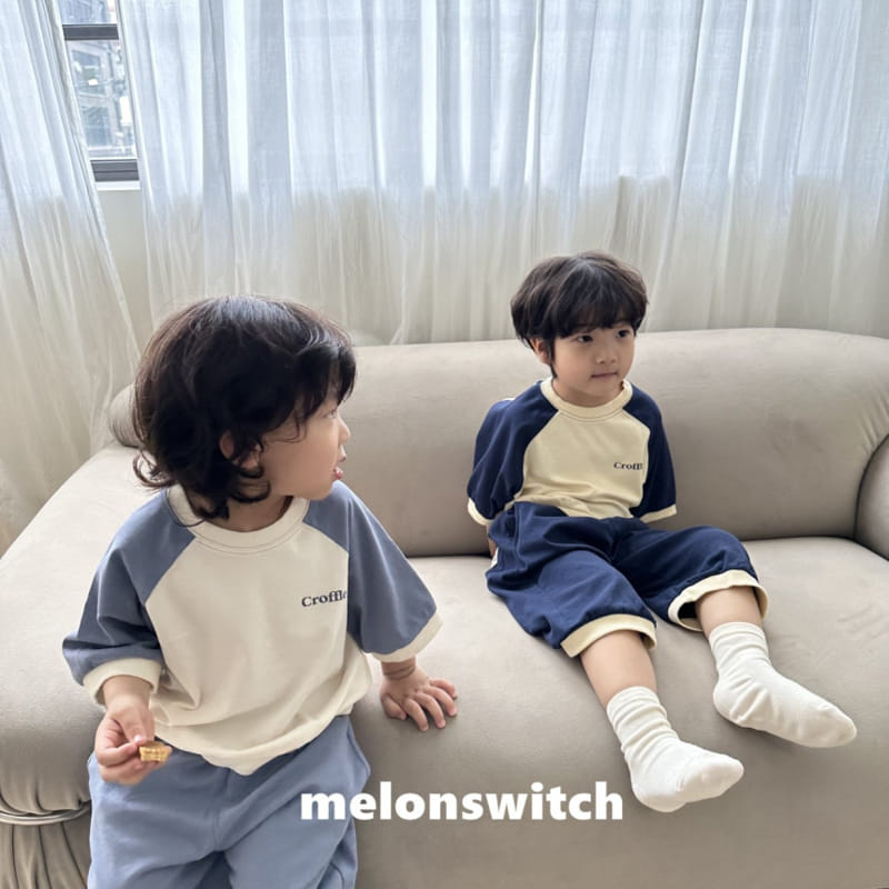 Melon Switch - Korean Children Fashion - #discoveringself - Raglan Top Bottom Set - 10