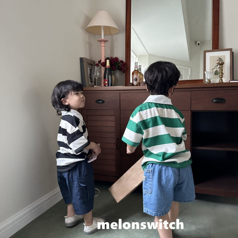 Melon Switch - Korean Children Fashion - #fashionkids - Don Walk Collar Tee - 8
