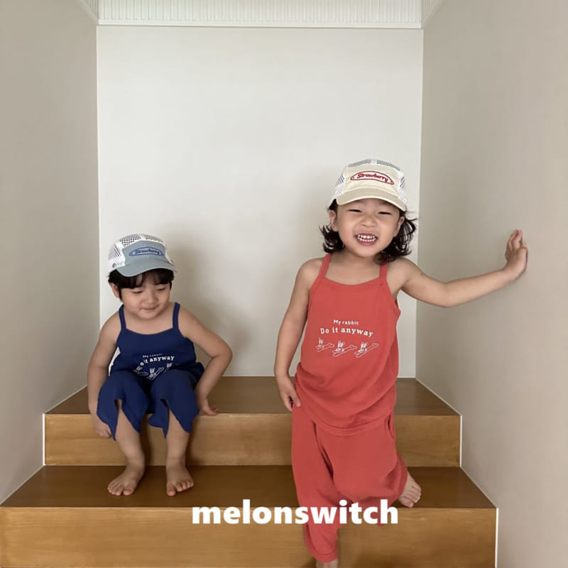 Melon Switch - Korean Children Fashion - #discoveringself - Rabbit Top Bottom Set - 4