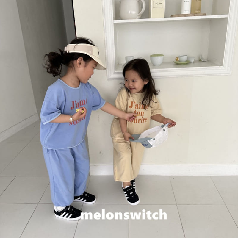 Melon Switch - Korean Children Fashion - #kidsshorts - Summer Top Bottom Set - 8