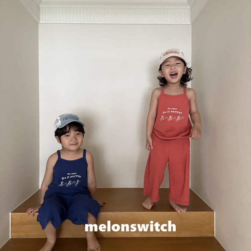 Melon Switch - Korean Children Fashion - #kidsshorts - Rabbit Top Bottom Set - 5